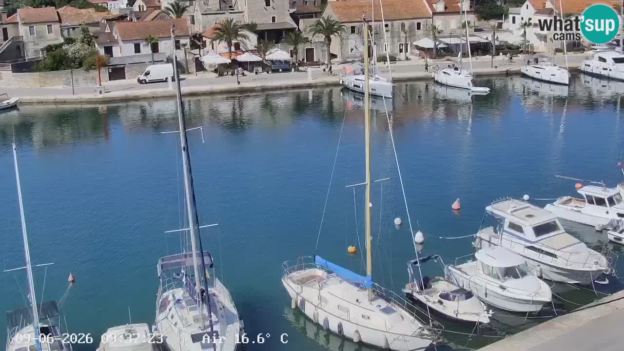 Livecam Hvar Vrboska marina | Île de Hvar | Dalmatia