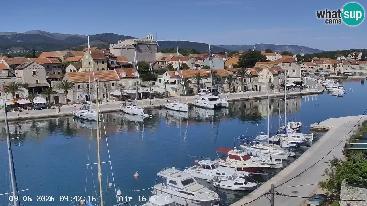 Livecam Hvar Vrboska marina | Île de Hvar | Dalmatia