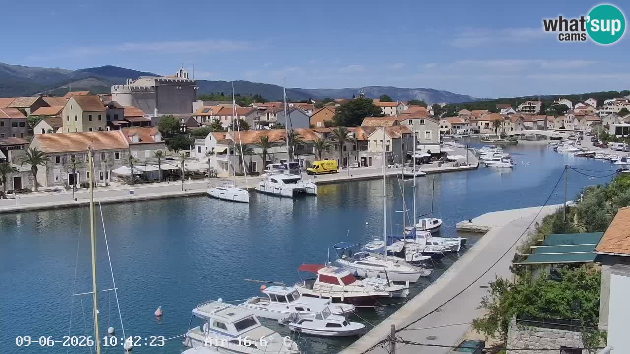Webcam Vrboska marina | Hvar Insel | Dalmatien