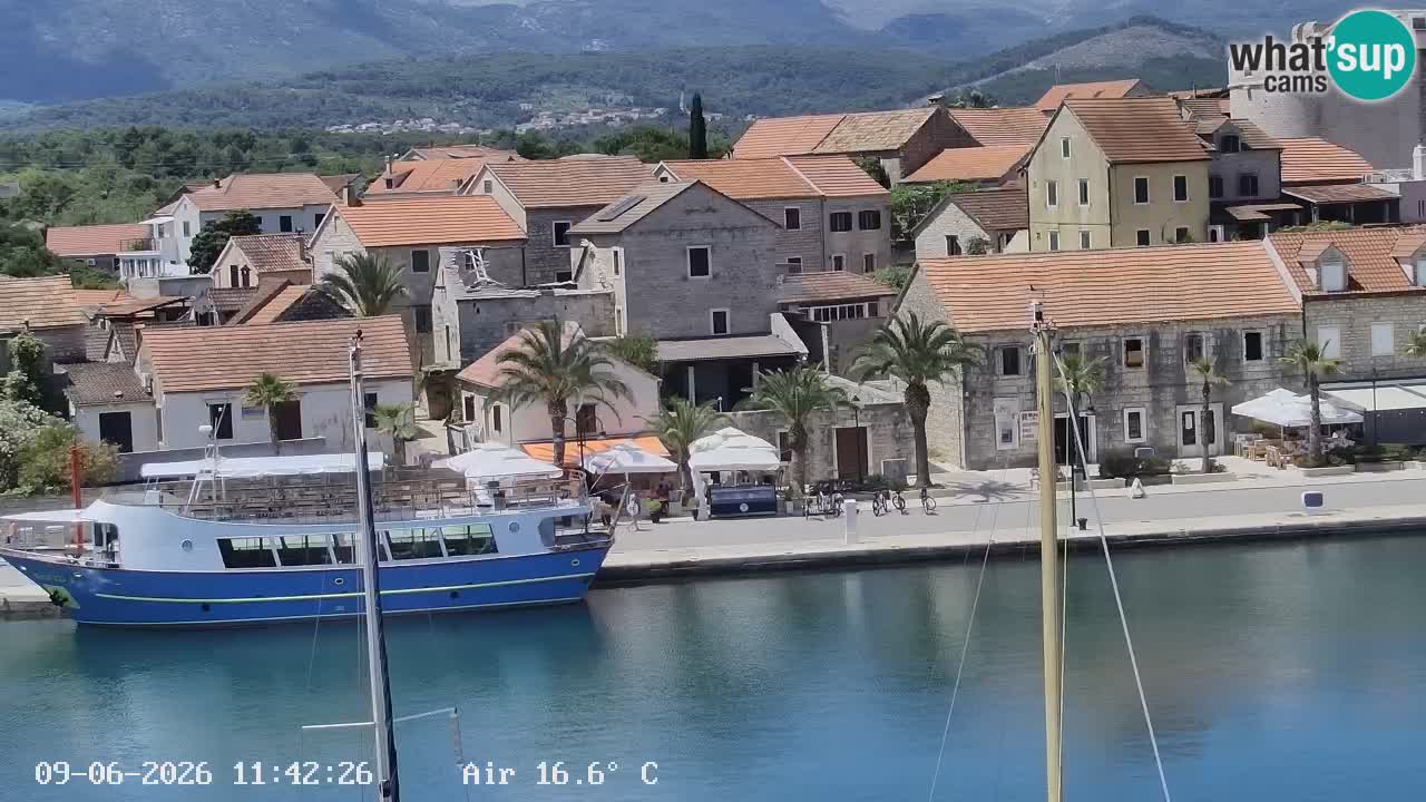 Webcam Hvar Vrboska marina | Dalmazia