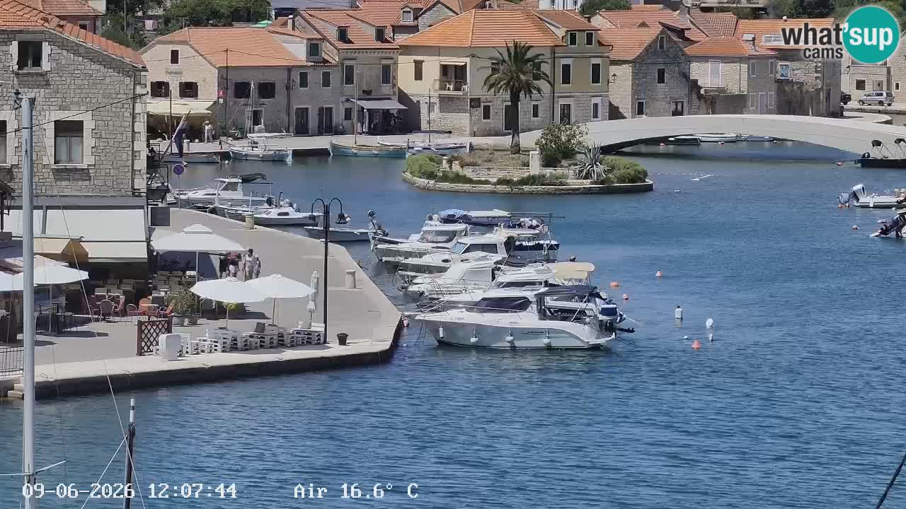 Webcam Hvar Vrboska marina | Dalmazia