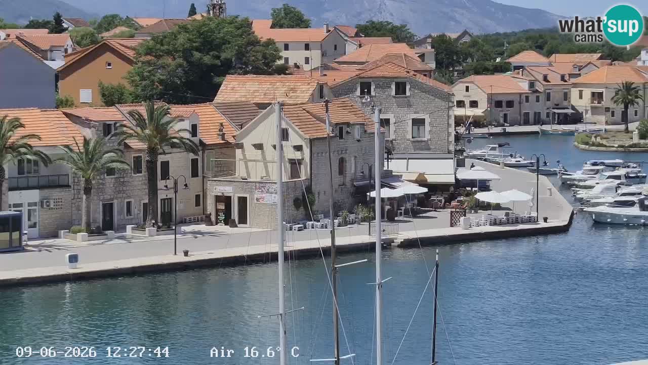 Livecam Hvar Vrboska marina | Île de Hvar | Dalmatia
