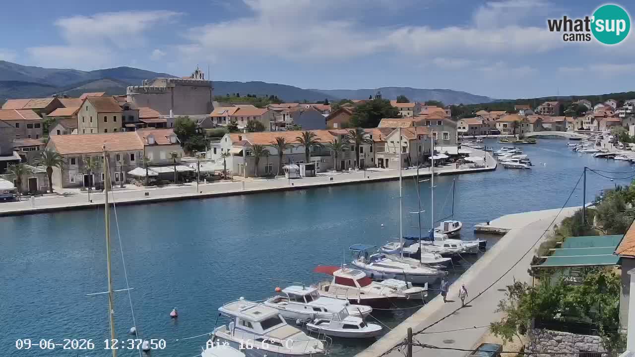 Webcam Vrboska marina | Hvar Insel | Dalmatien
