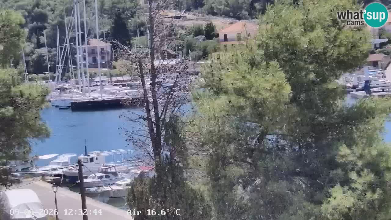 Webcam Vrboska marina | Hvar Insel | Dalmatien
