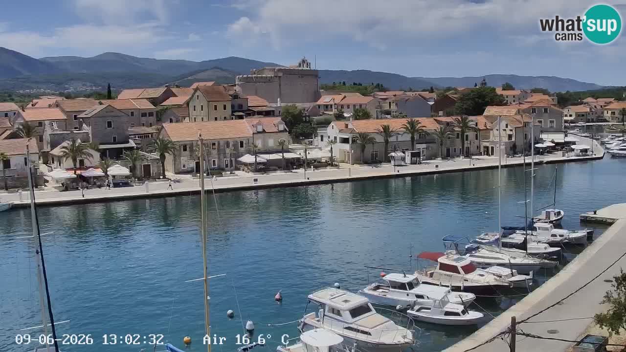 Web kamera Hvar Vrboska marina | otok Hvar | Dalmacija