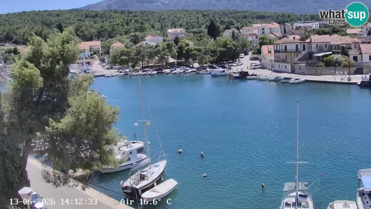 Webcam Hvar Vrboska marina | Dalmazia