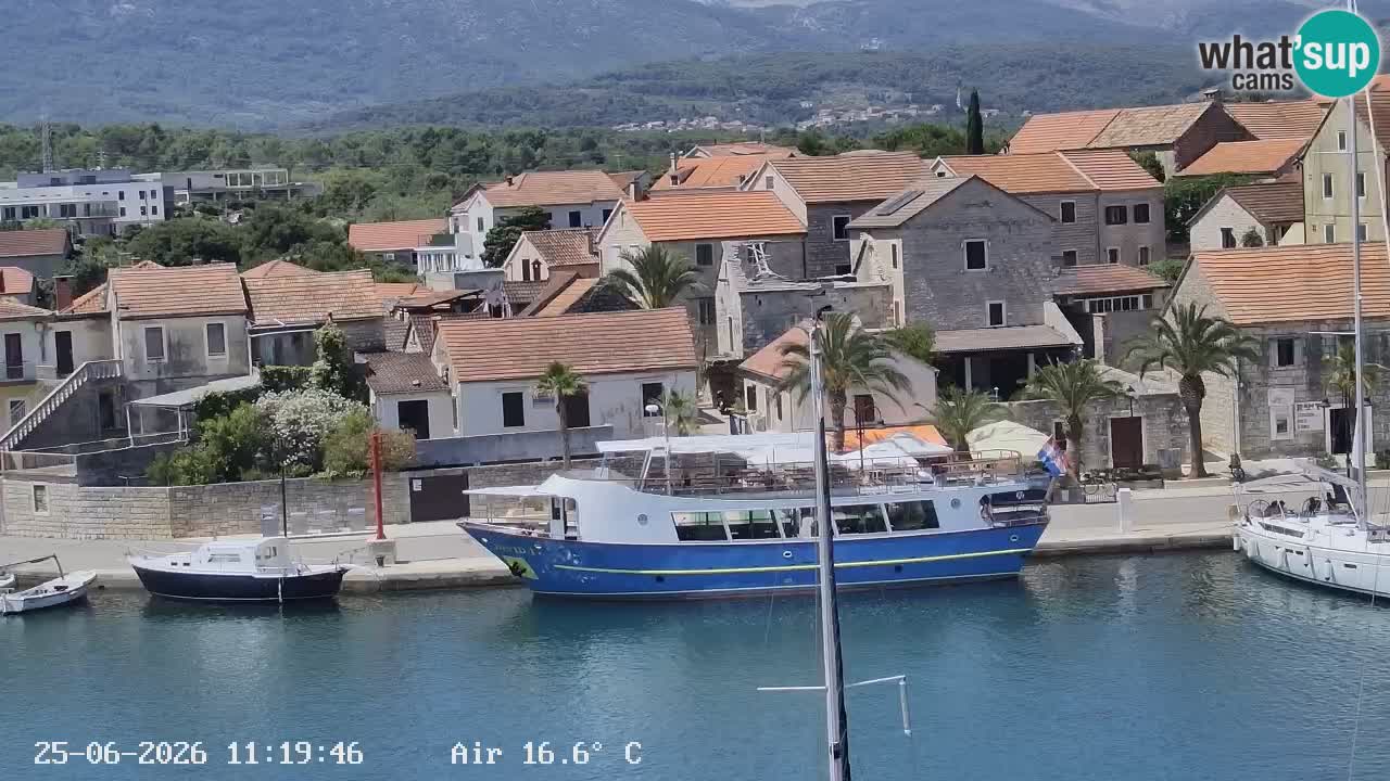 Webcam Vrboska marina | Hvar Insel | Dalmatien