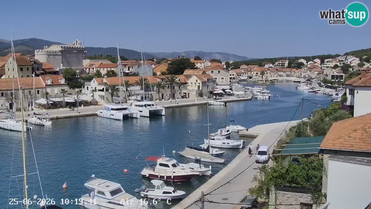 Web kamera Hvar Vrboska marina | otok Hvar | Dalmacija