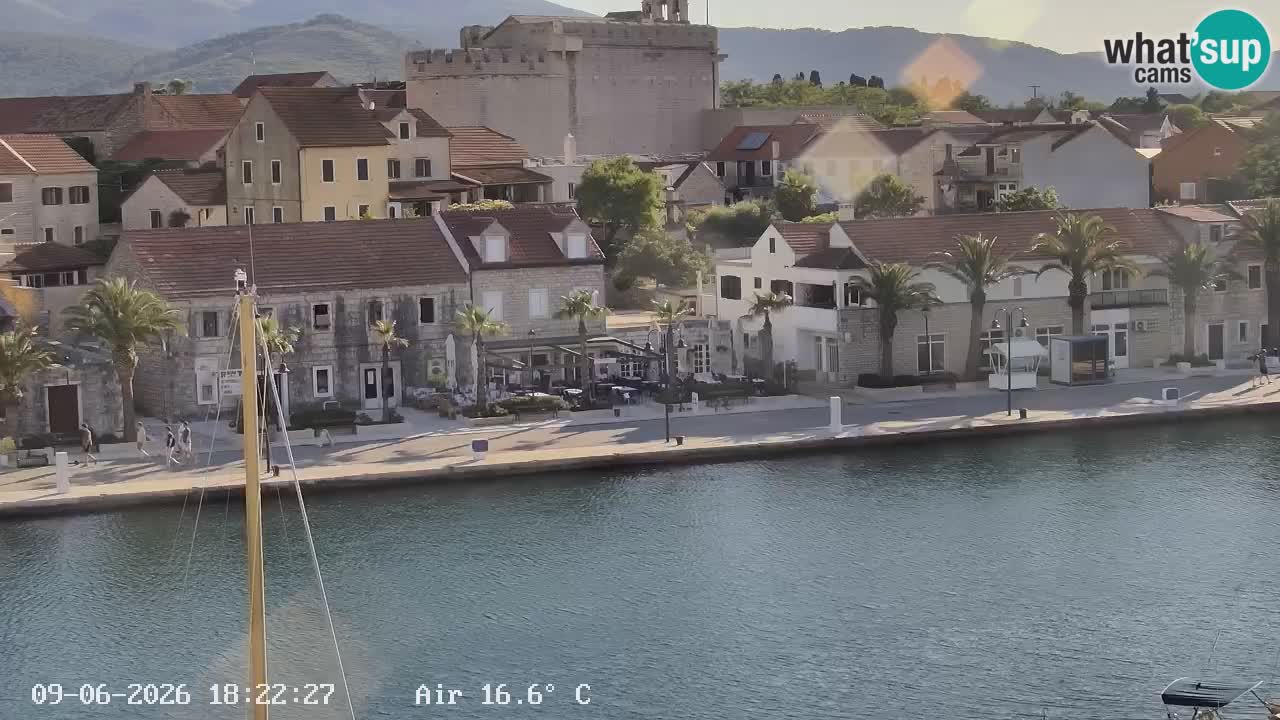 Webcam Vrboska marina | Hvar Insel | Dalmatien