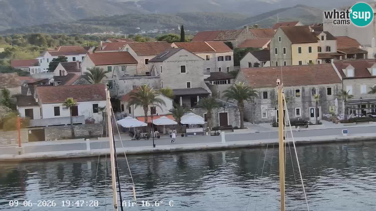 Webcam Vrboska marina | Hvar Insel | Dalmatien
