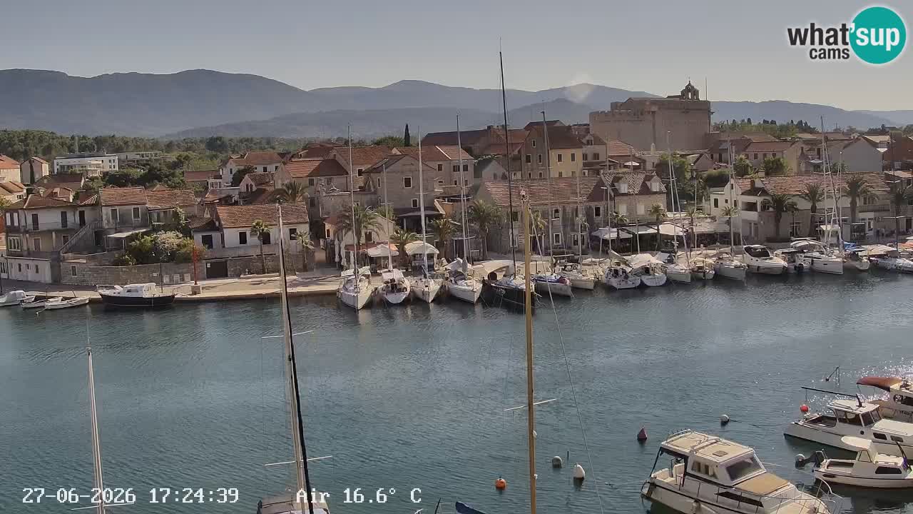 Livecam Vrboska marina | Hvar island | Dalmatia