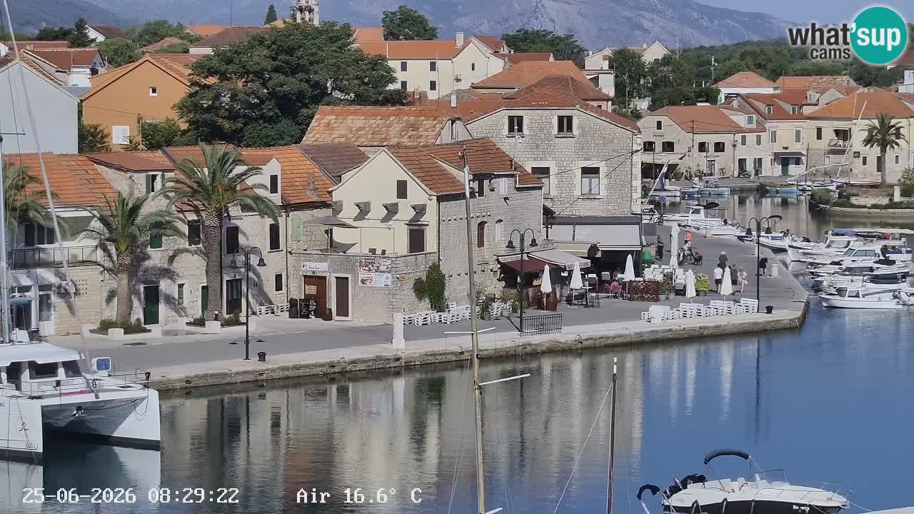 Livecam Hvar Vrboska marina | Île de Hvar | Dalmatia