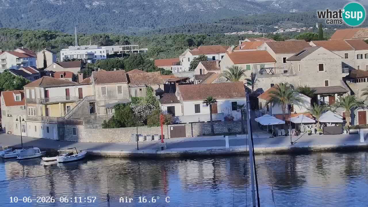 Livecam Vrboska marina | Hvar island | Dalmatia