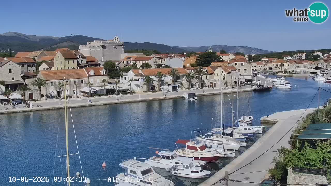 Livecam Hvar Vrboska marina | Île de Hvar | Dalmatia