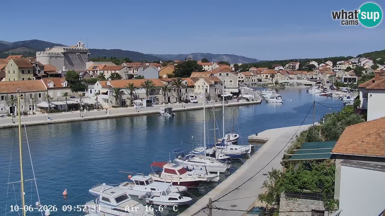 Livecam Hvar Vrboska marina | Île de Hvar | Dalmatia