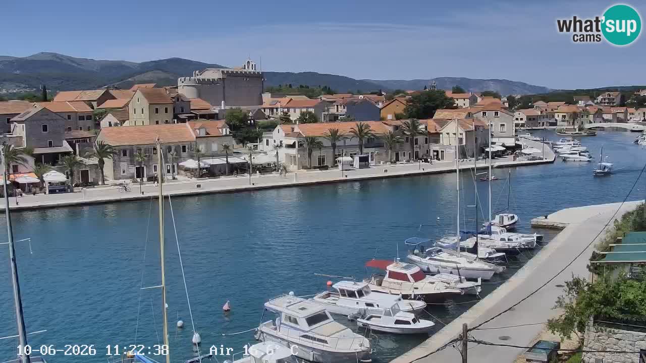 Web kamera Hvar Vrboska marina | otok Hvar | Dalmacija