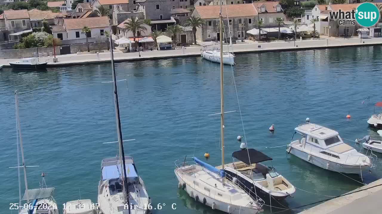 Livecam Vrboska marina | Hvar island | Dalmatia