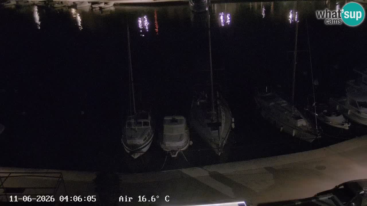 Webcam Vrboska marina | Hvar Insel | Dalmatien