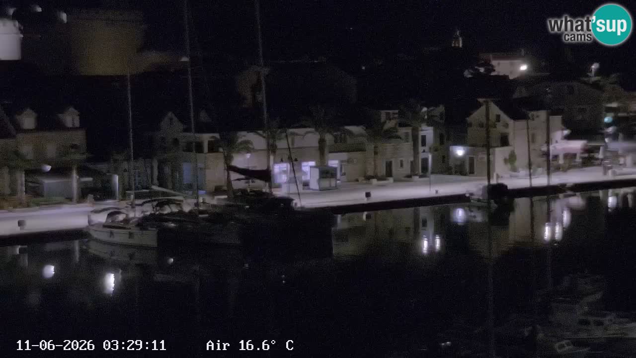 Livecam Hvar Vrboska marina | Île de Hvar | Dalmatia
