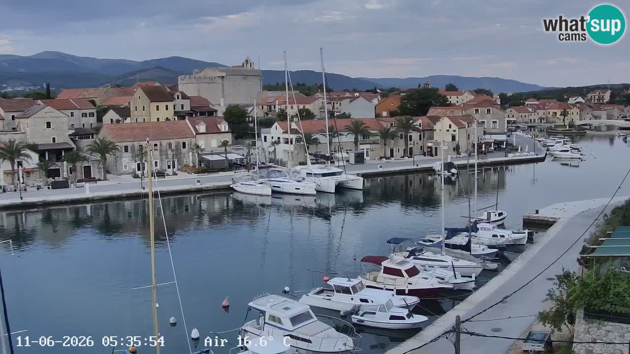 Webcam Vrboska marina | Hvar Insel | Dalmatien