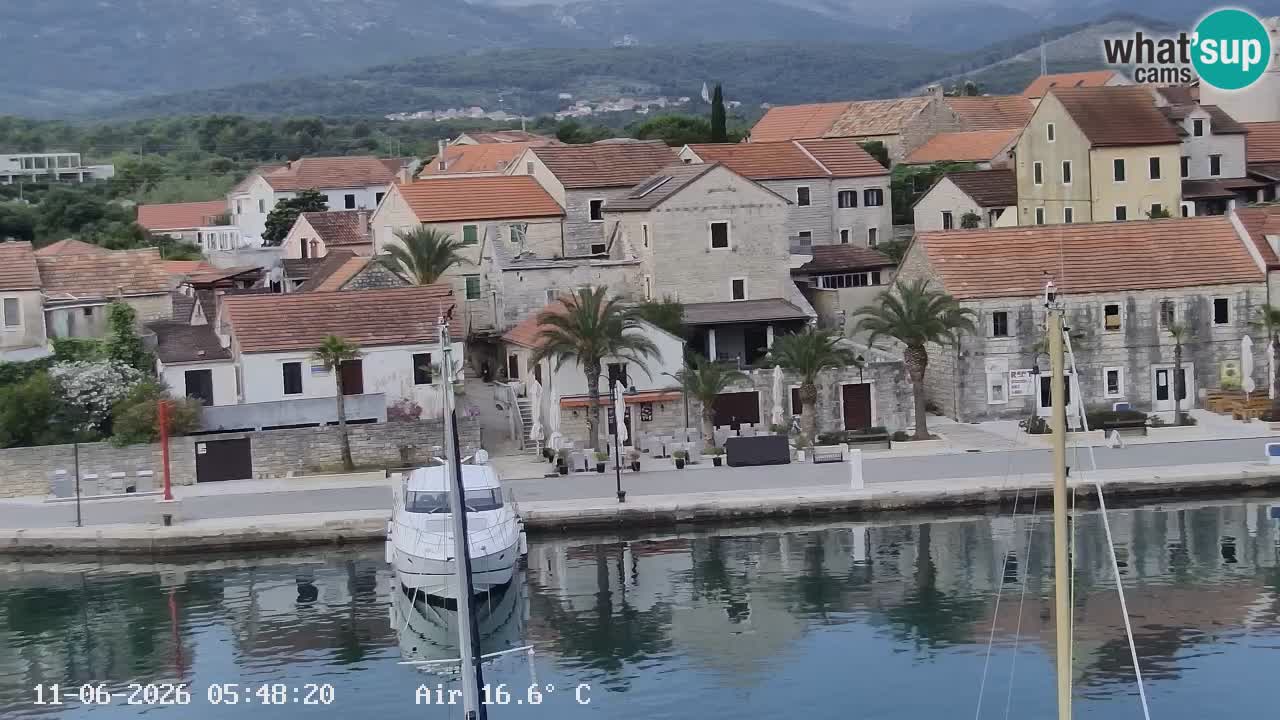 Webcam Vrboska marina | Hvar Insel | Dalmatien