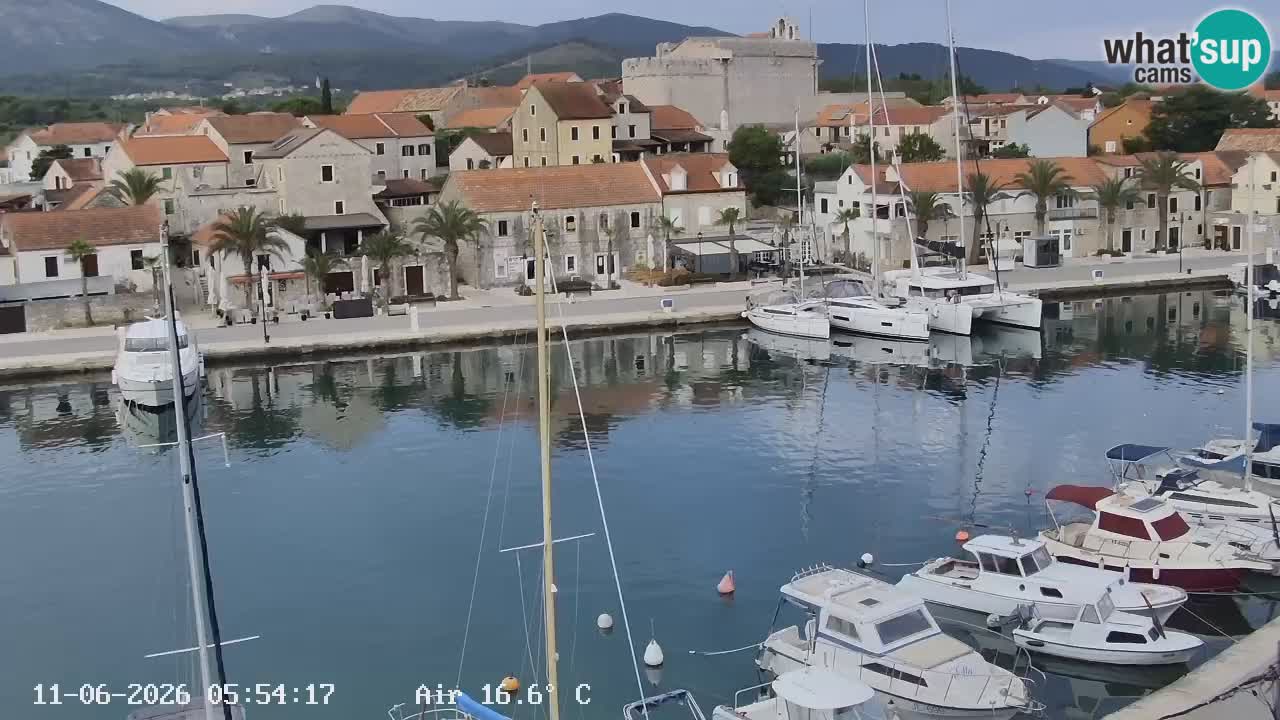 Livecam Vrboska marina | Hvar island | Dalmatia
