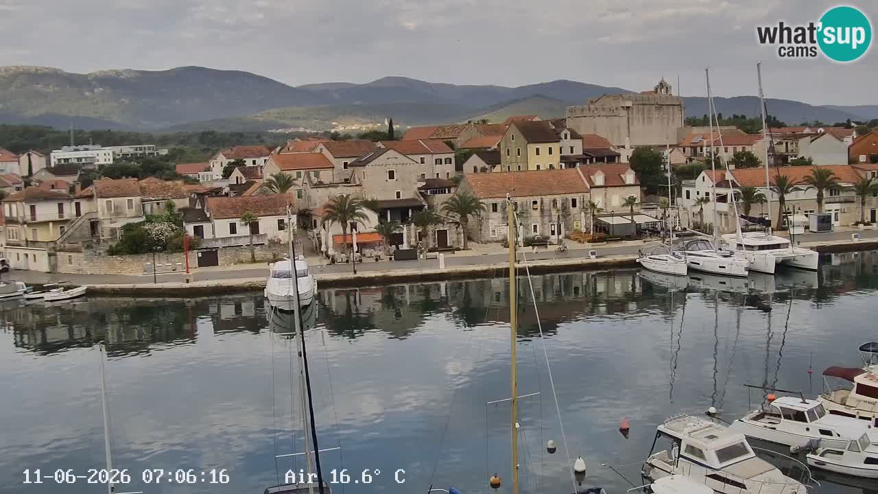 Webcam Vrboska marina | Hvar Insel | Dalmatien