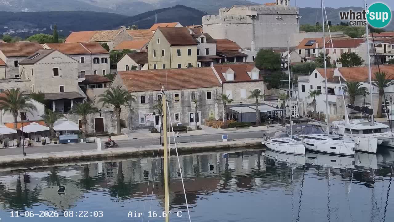 Livecam Vrboska marina | Hvar island | Dalmatia