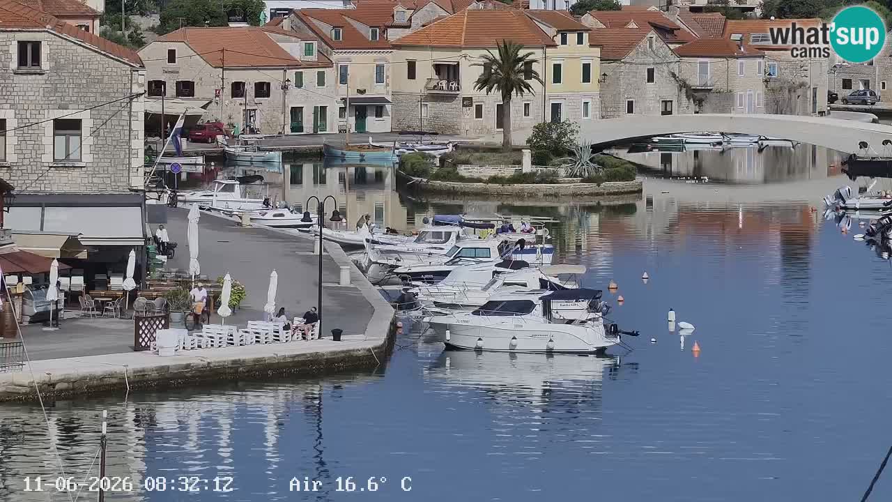Webcam Vrboska marina | Hvar Insel | Dalmatien