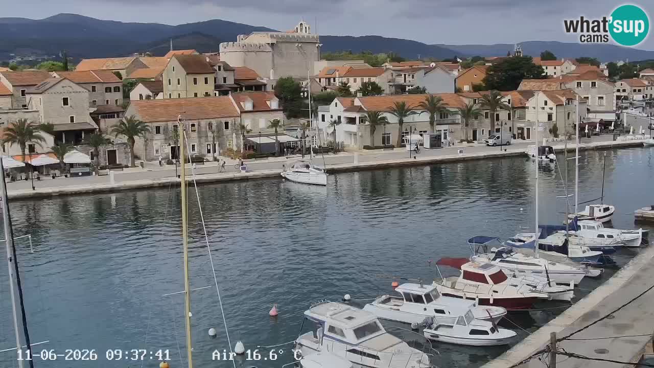 Webcam Vrboska marina | Hvar Insel | Dalmatien