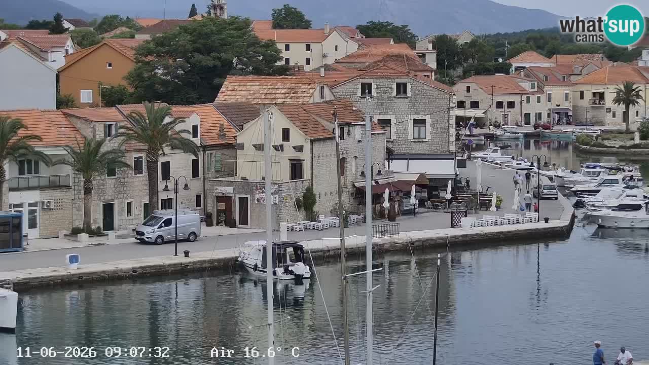 Webcam Vrboska marina | Hvar Insel | Dalmatien