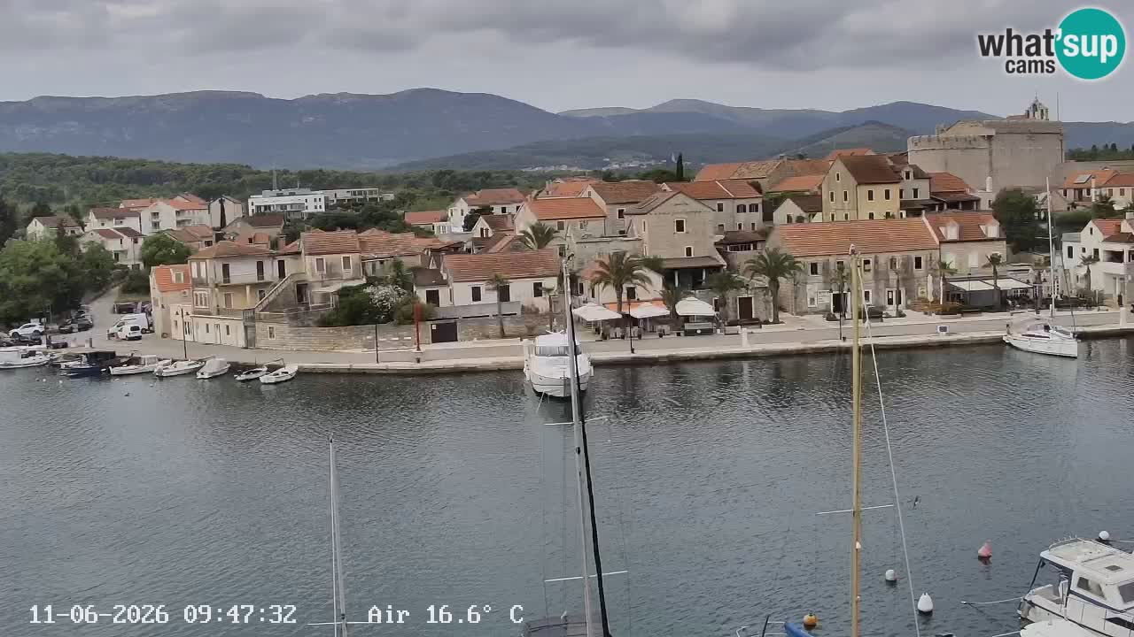 Webcam Hvar Vrboska marina | Dalmazia