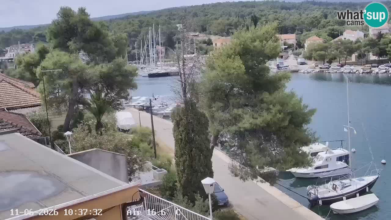 Livecam Vrboska marina | Hvar island | Dalmatia
