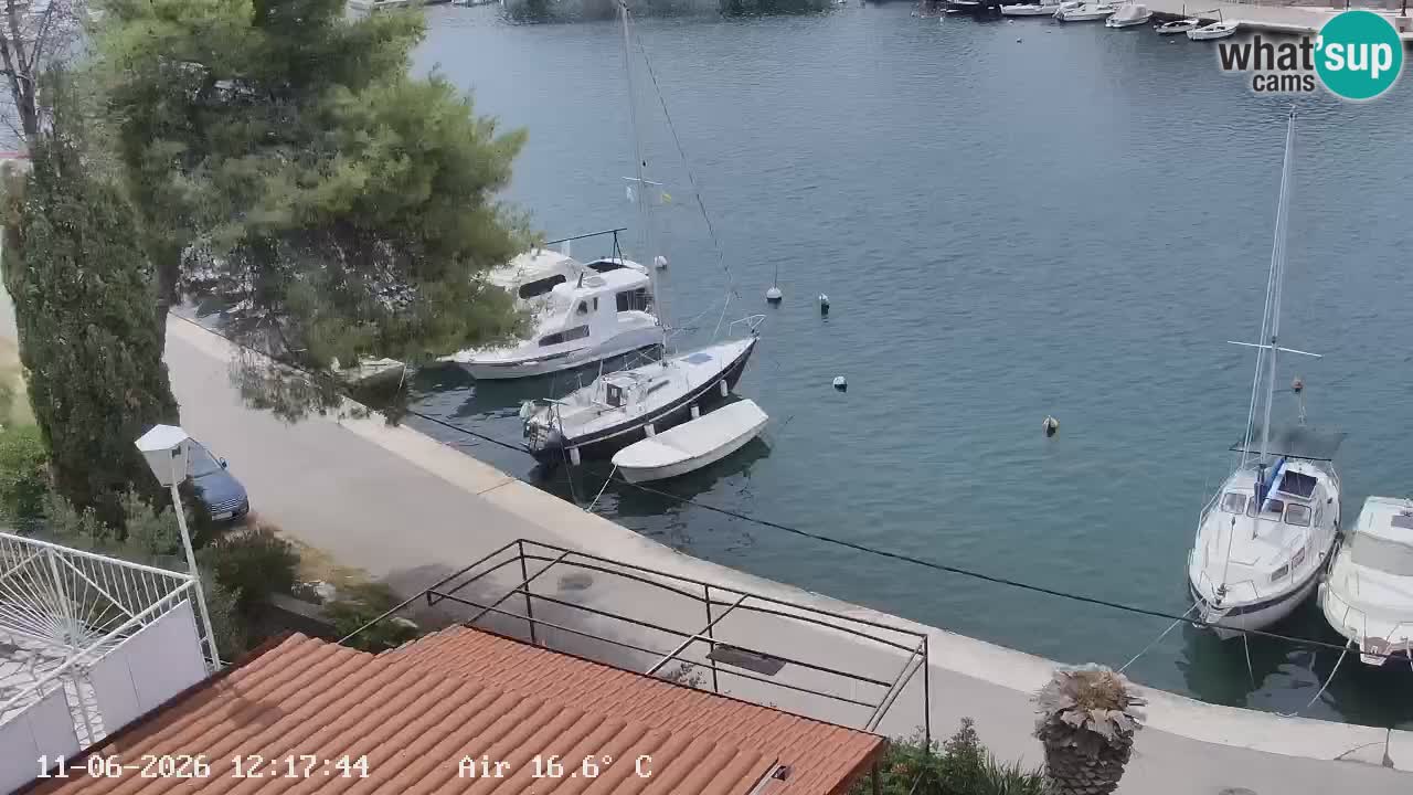 Webcam Vrboska marina | Hvar Insel | Dalmatien