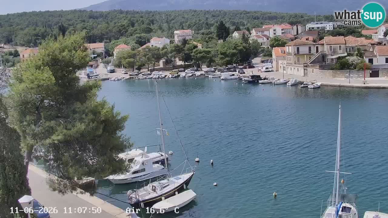 Webcam Hvar Vrboska marina | Dalmazia