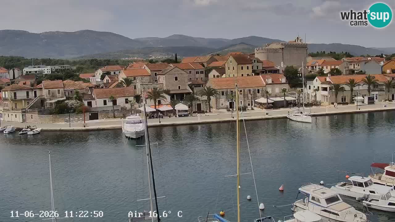 Livecam Vrboska marina | Hvar island | Dalmatia