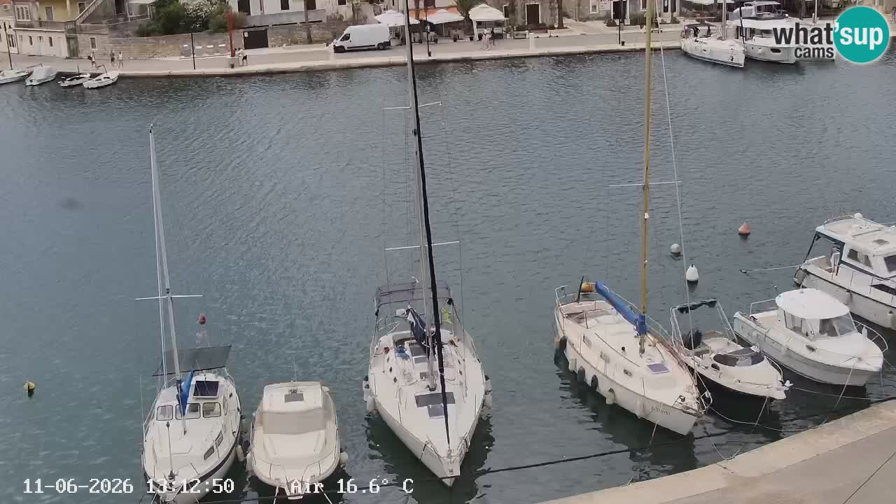 Livecam Hvar Vrboska marina | Île de Hvar | Dalmatia