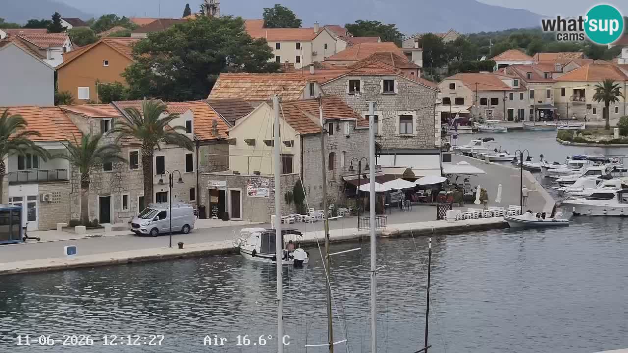 Webcam Hvar Vrboska marina | Dalmazia