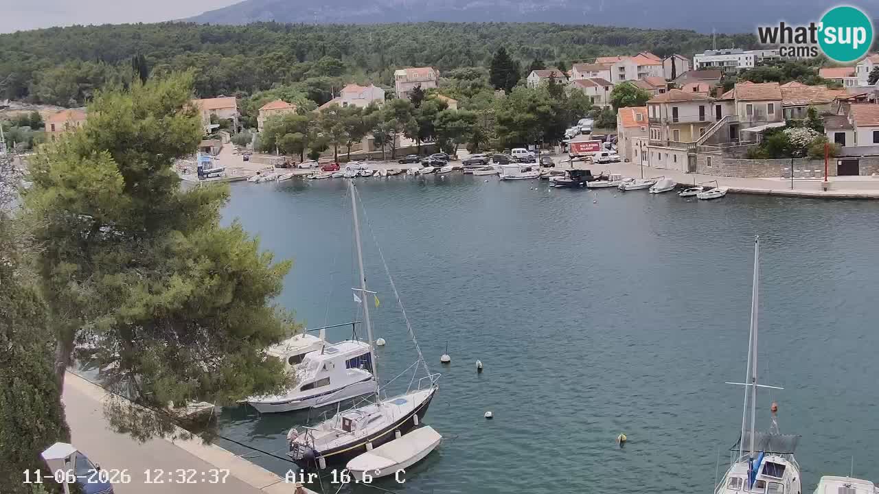 Webcam Hvar Vrboska marina | Dalmazia