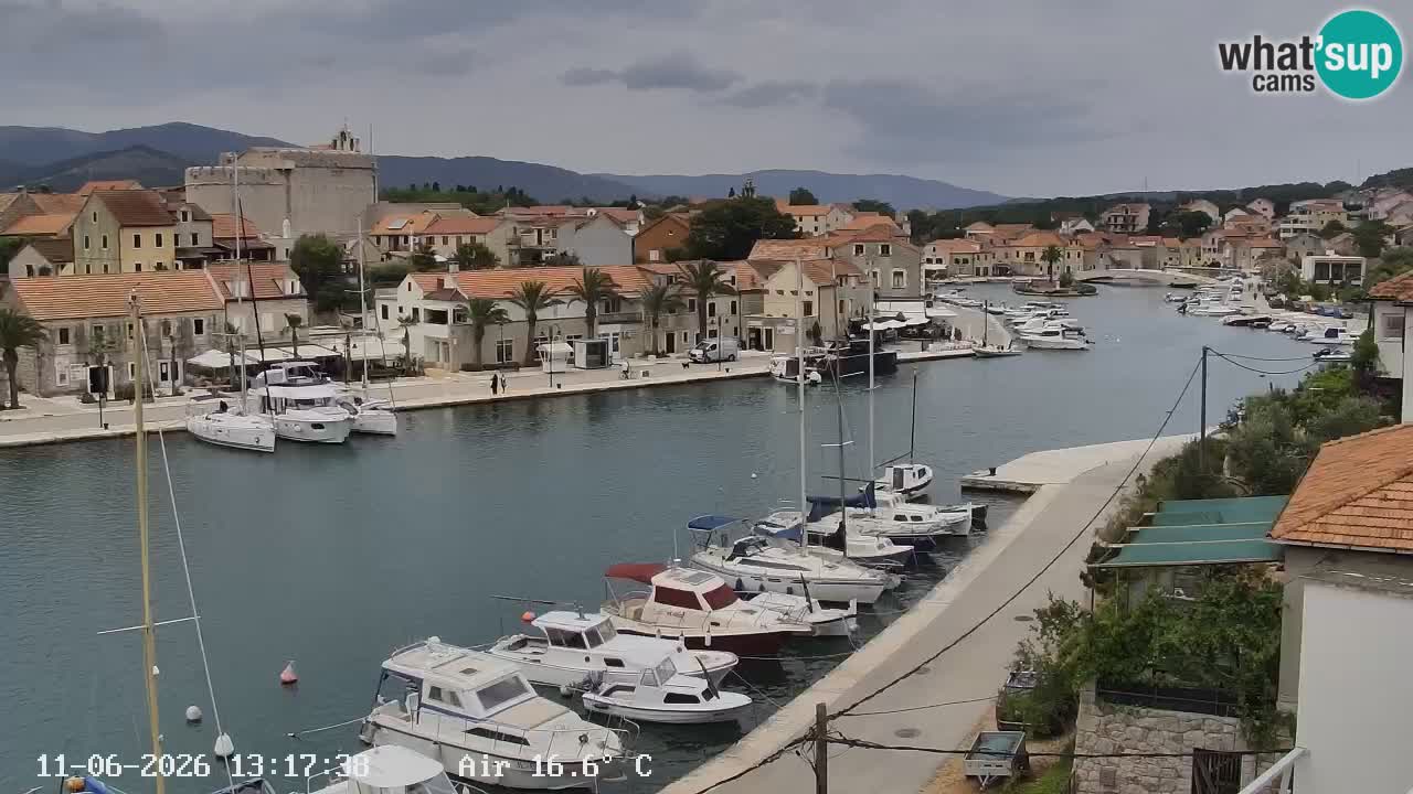 Livecam Hvar Vrboska marina | Île de Hvar | Dalmatia