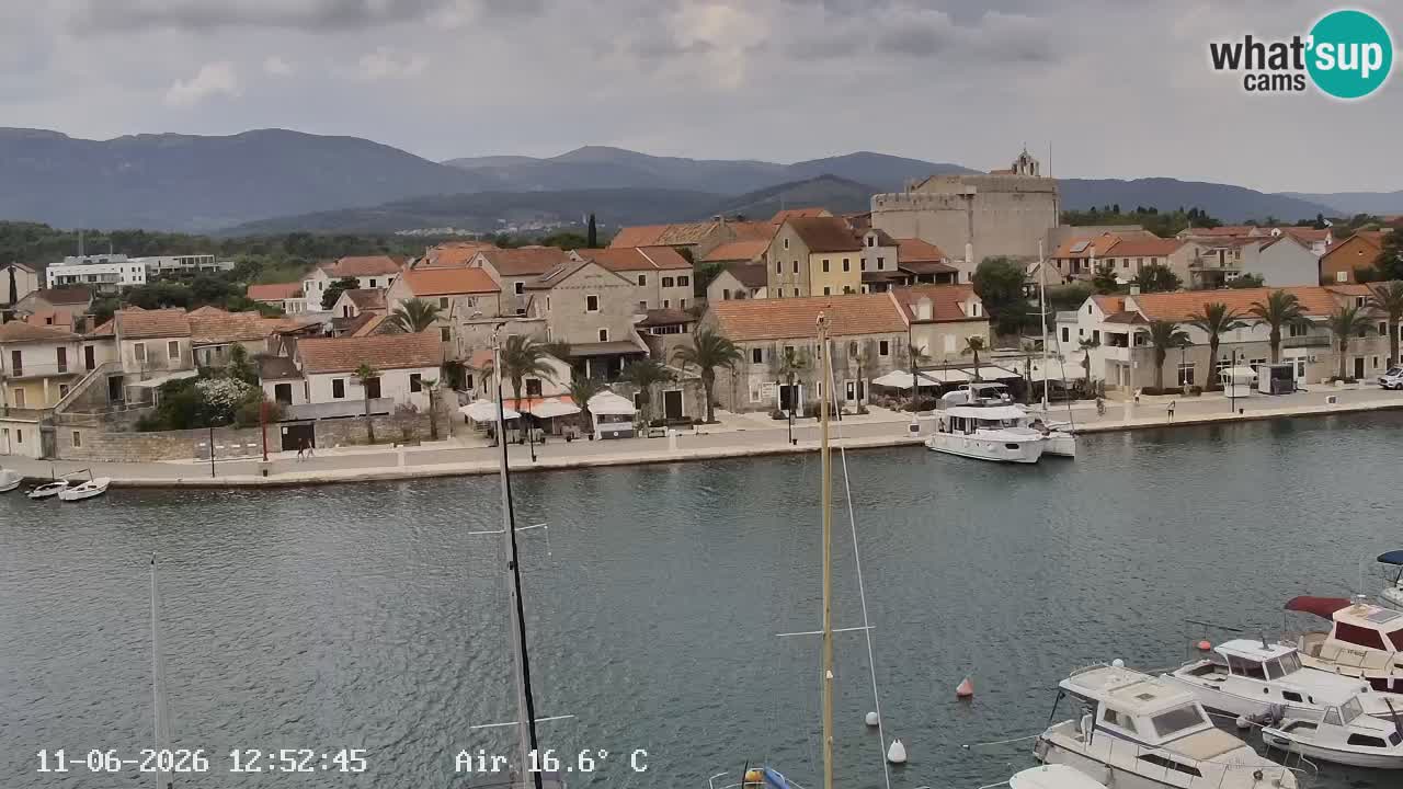 Livecam Hvar Vrboska marina | Île de Hvar | Dalmatia