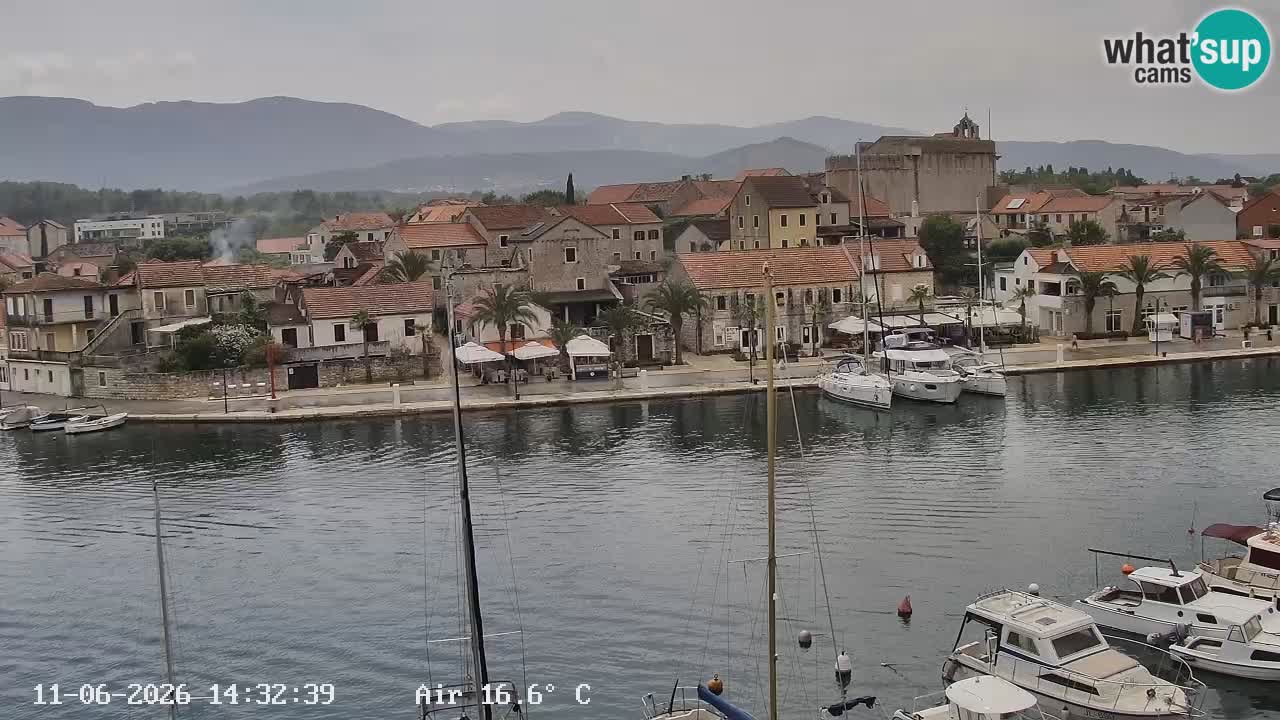 Webcam Hvar Vrboska marina | Dalmazia