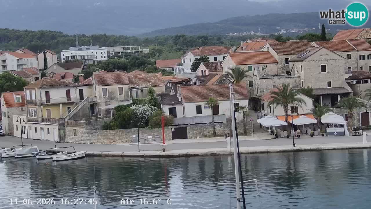 Webcam Hvar Vrboska marina | Dalmazia