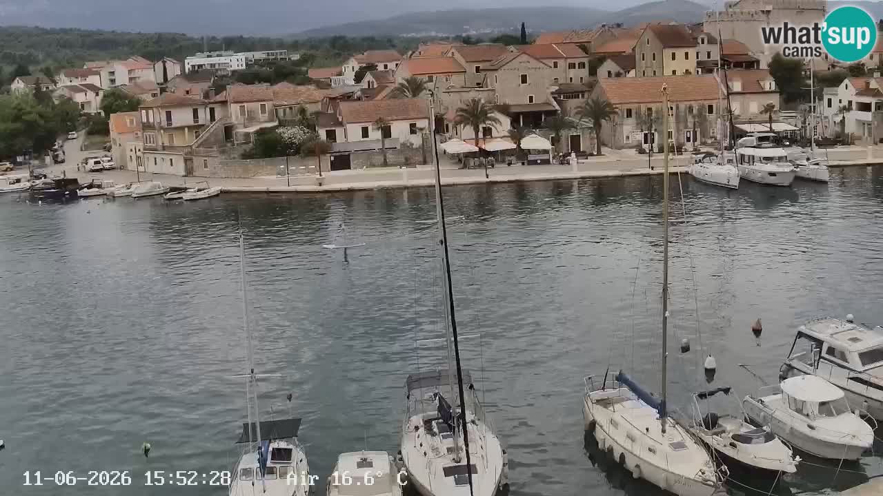 Livecam Hvar Vrboska marina | Île de Hvar | Dalmatia