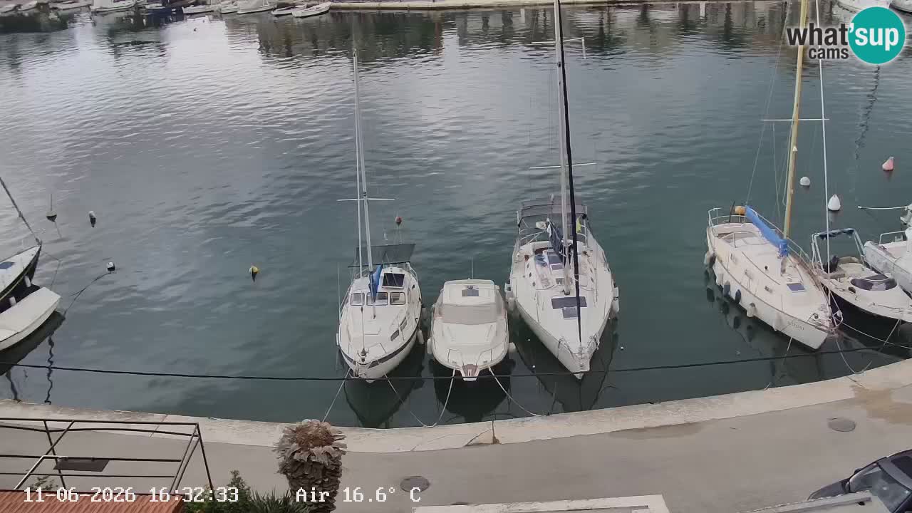 Webcam Vrboska marina | Hvar Insel | Dalmatien