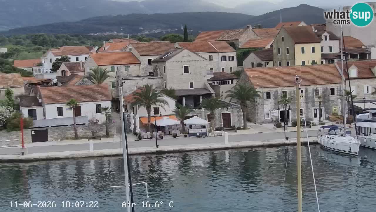 Webcam Vrboska marina | Hvar Insel | Dalmatien