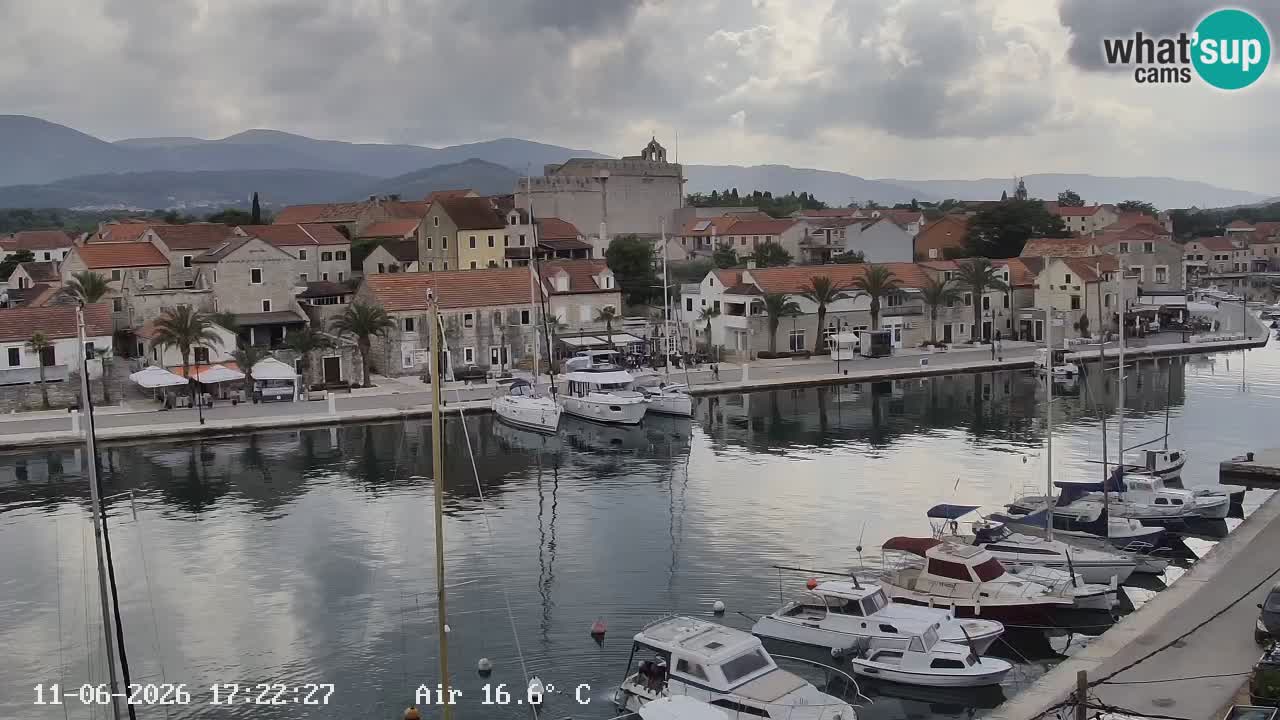 Webcam Vrboska marina | Hvar Insel | Dalmatien