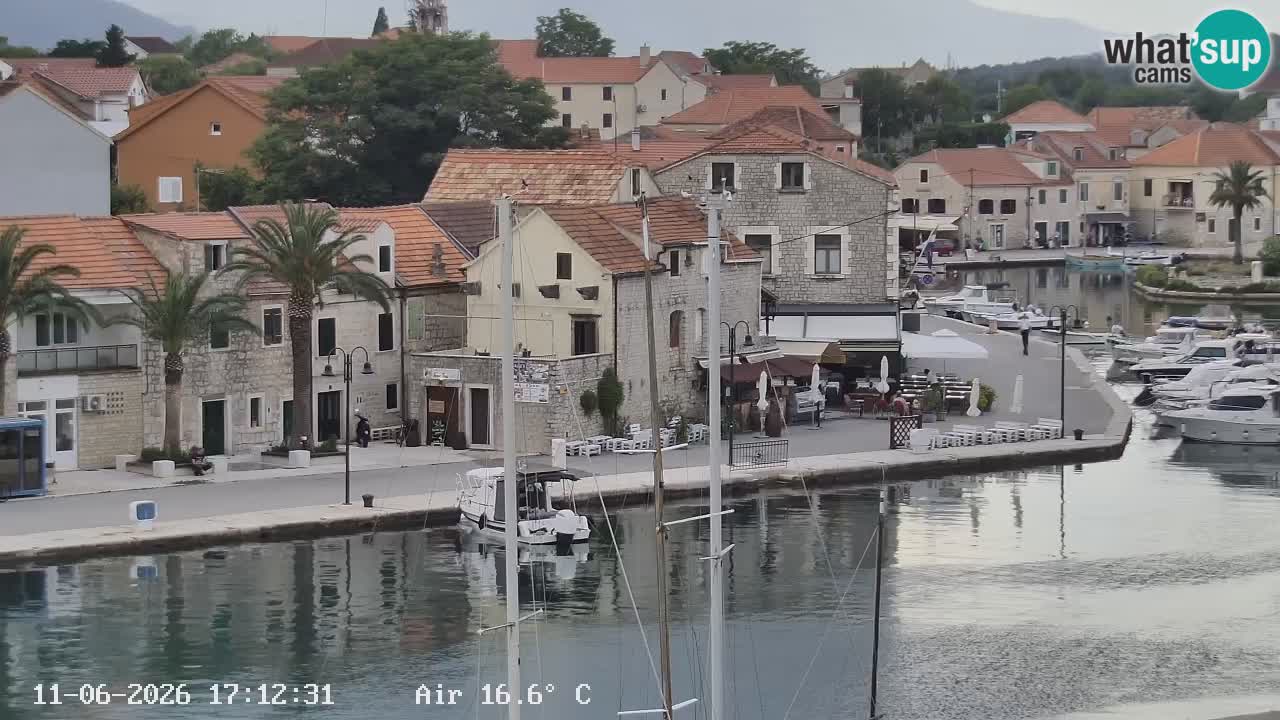 Livecam Hvar Vrboska marina | Île de Hvar | Dalmatia
