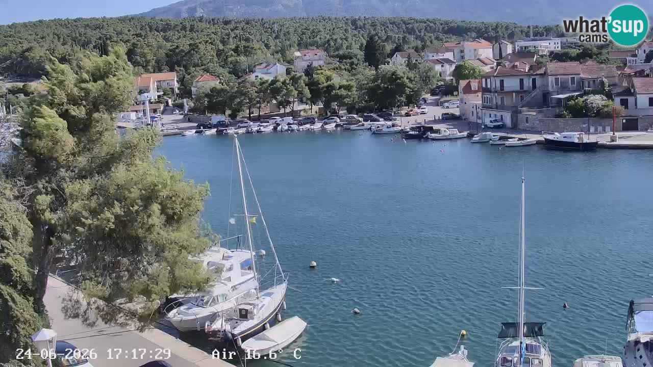 Webcam Hvar Vrboska marina | Dalmazia