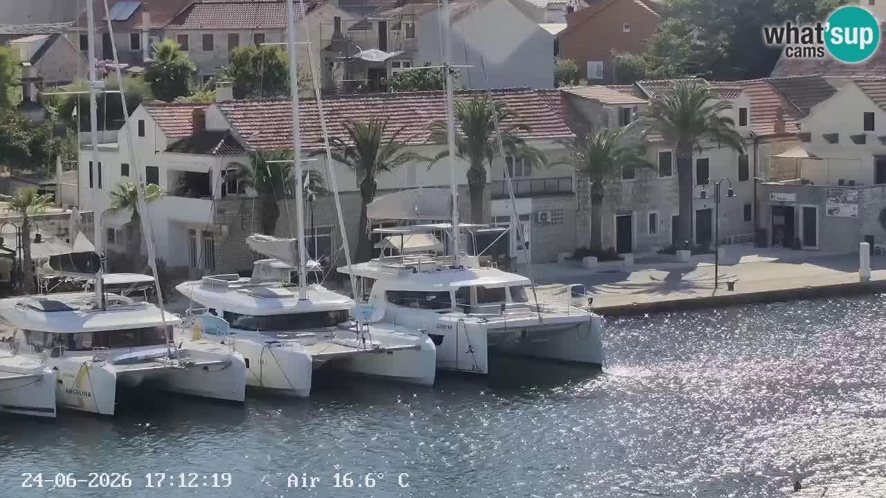 Webcam Vrboska marina | Hvar Insel | Dalmatien